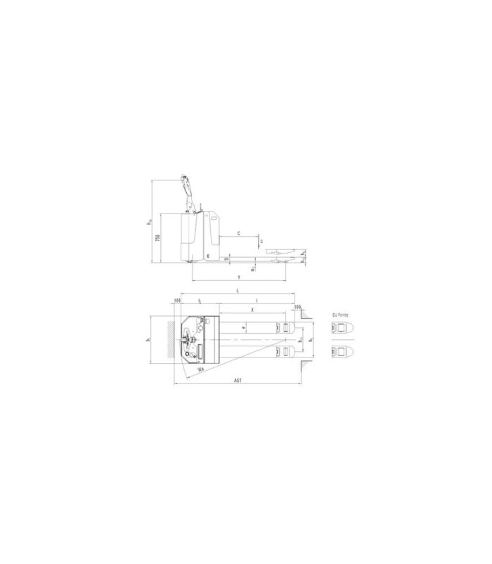Transpaleta electrica PT E20