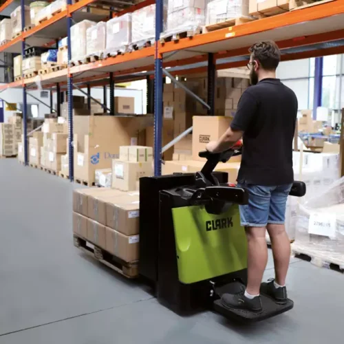 CLARK - PPXS20 - Transpaleta electrica fara catarg - 2000 kg - cu baterie litiu-ion - imagine 2