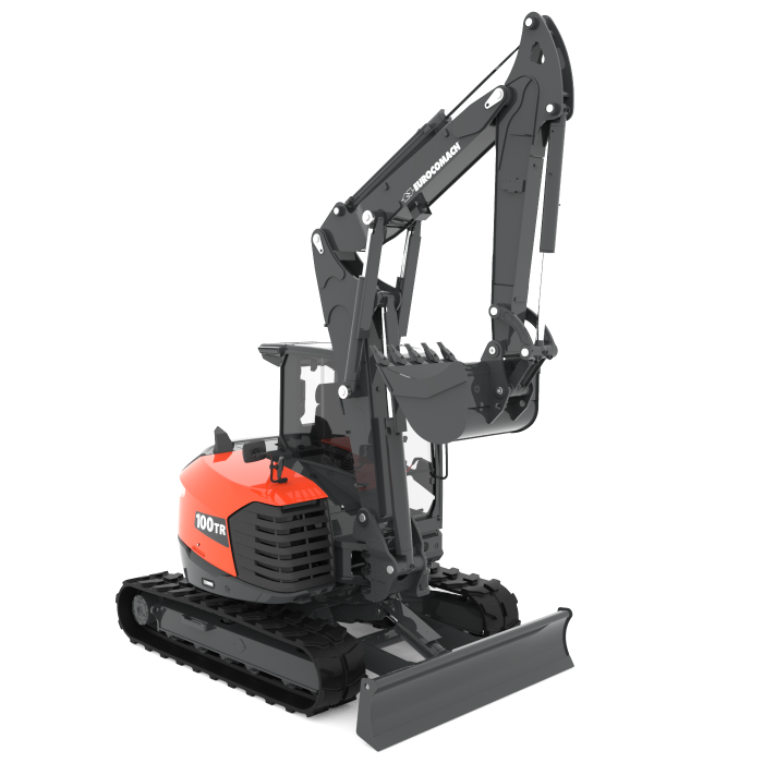 mini excavator eurocomach - 100 tr - 5