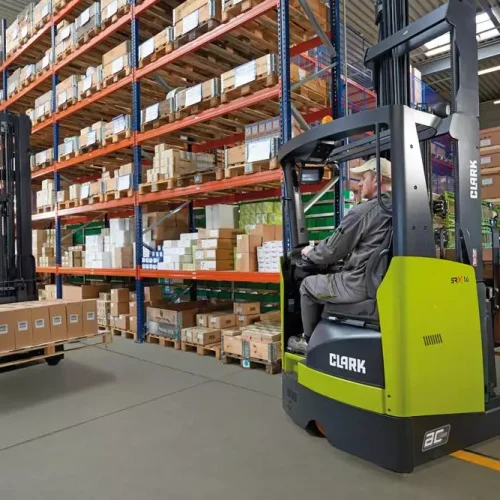Electrostivutor retractabil - Reach-Truck - CLARK SRX14/16 - capacitate 1400-1600 kg - imagine 5
