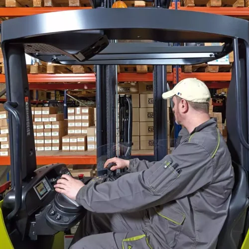 Electrostivutor retractabil - Reach-Truck - CLARK SRX14/16 - capacitate 1400-1600 kg - imagine 7